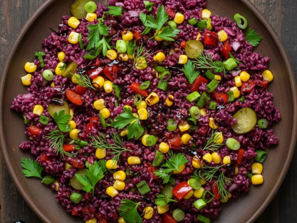 Şalgam Suyuyla Pişen Gurme Kuskus Salatası Tarifi