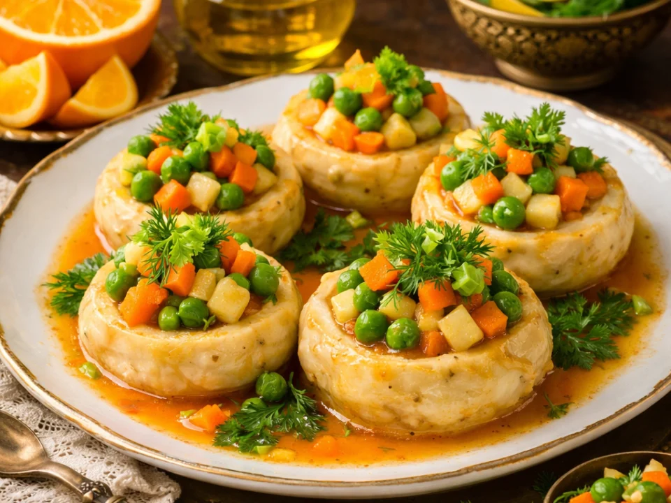 Portakal Aromalı Zeytinyağlı Kereviz Dolması Tarifi