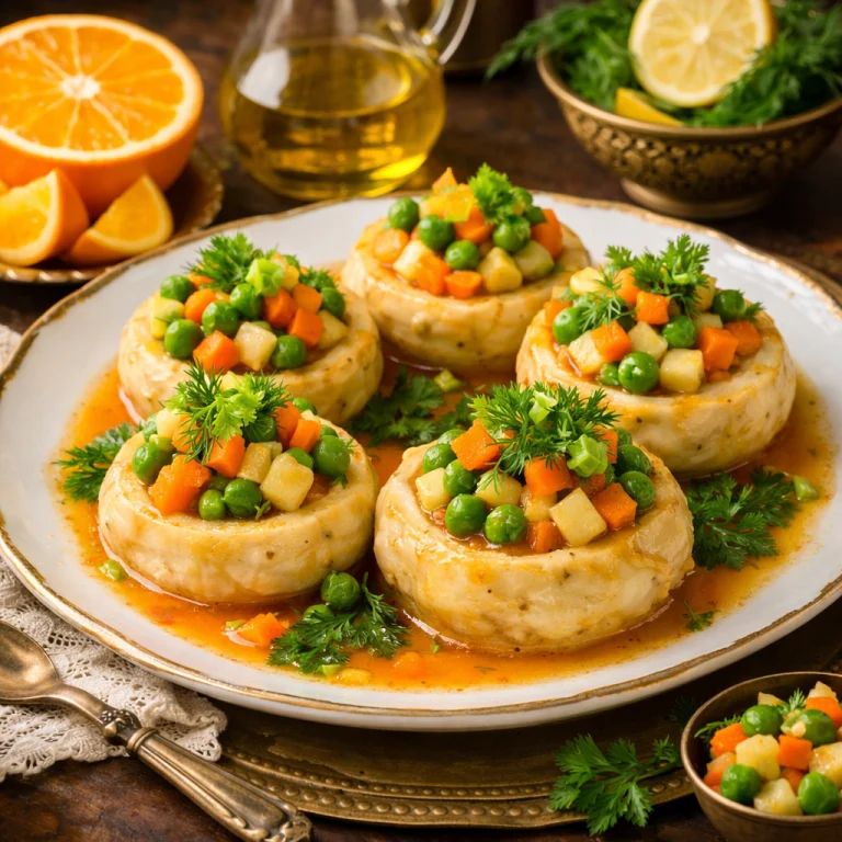 Portakal Aromalı Zeytinyağlı Kereviz Dolması Tarifi