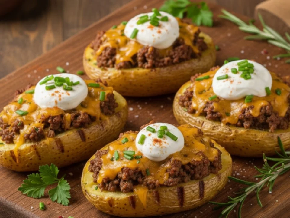 Fırında Kıymalı Patates Sandal Tarifi
