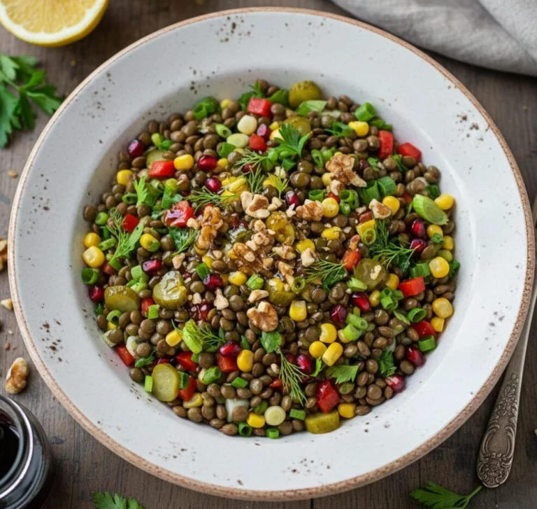 Yeşil Mercimek Salatası Tarifi