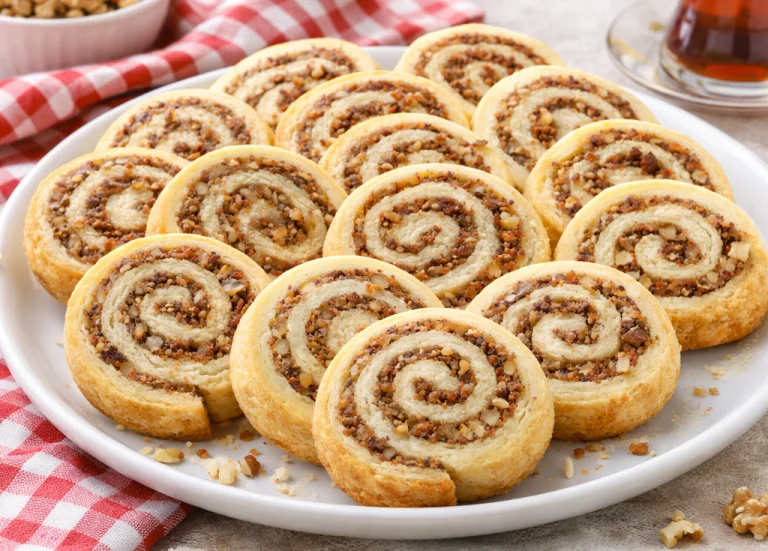 Cevizli Spiral Kurabiye Tarifi