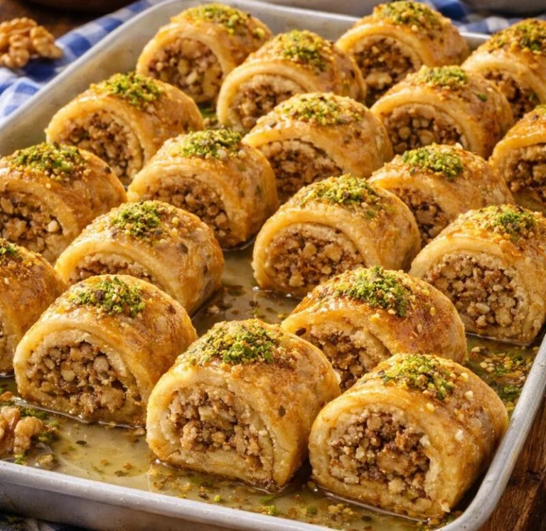 Lokmalık Cevizli Rulo Tatlı Tarifi