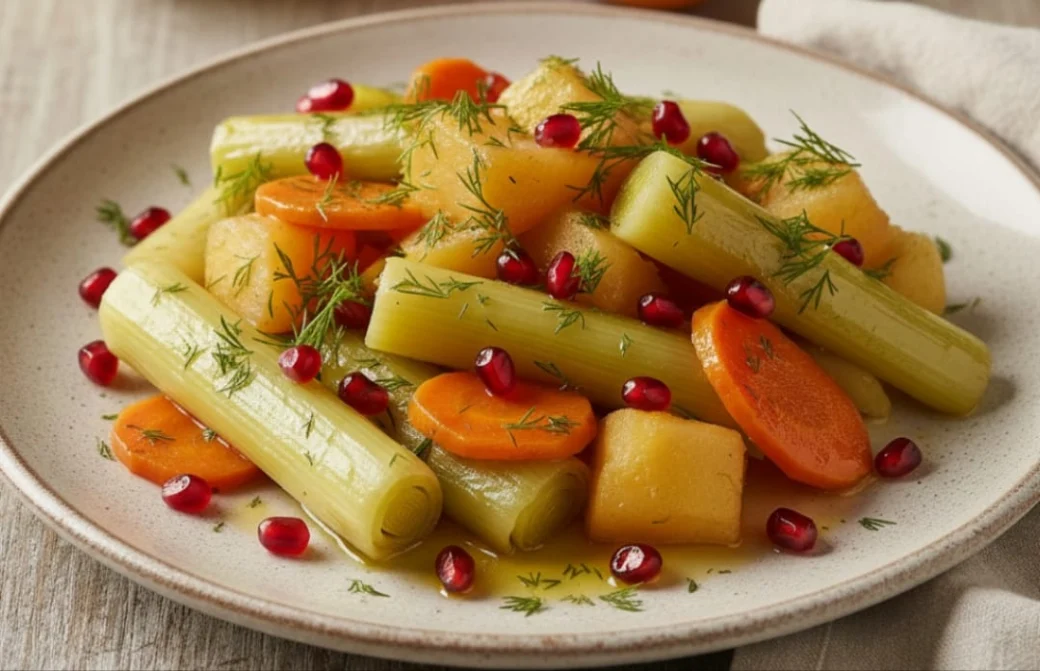Ayvalı ve Portakallı Zeytinyağlı Pırasa Tarifi