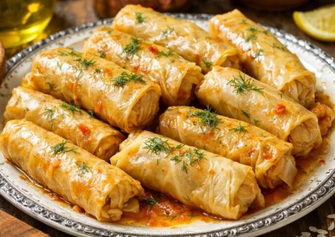 Zeytinyağlı Lahana Sarması Tarifi