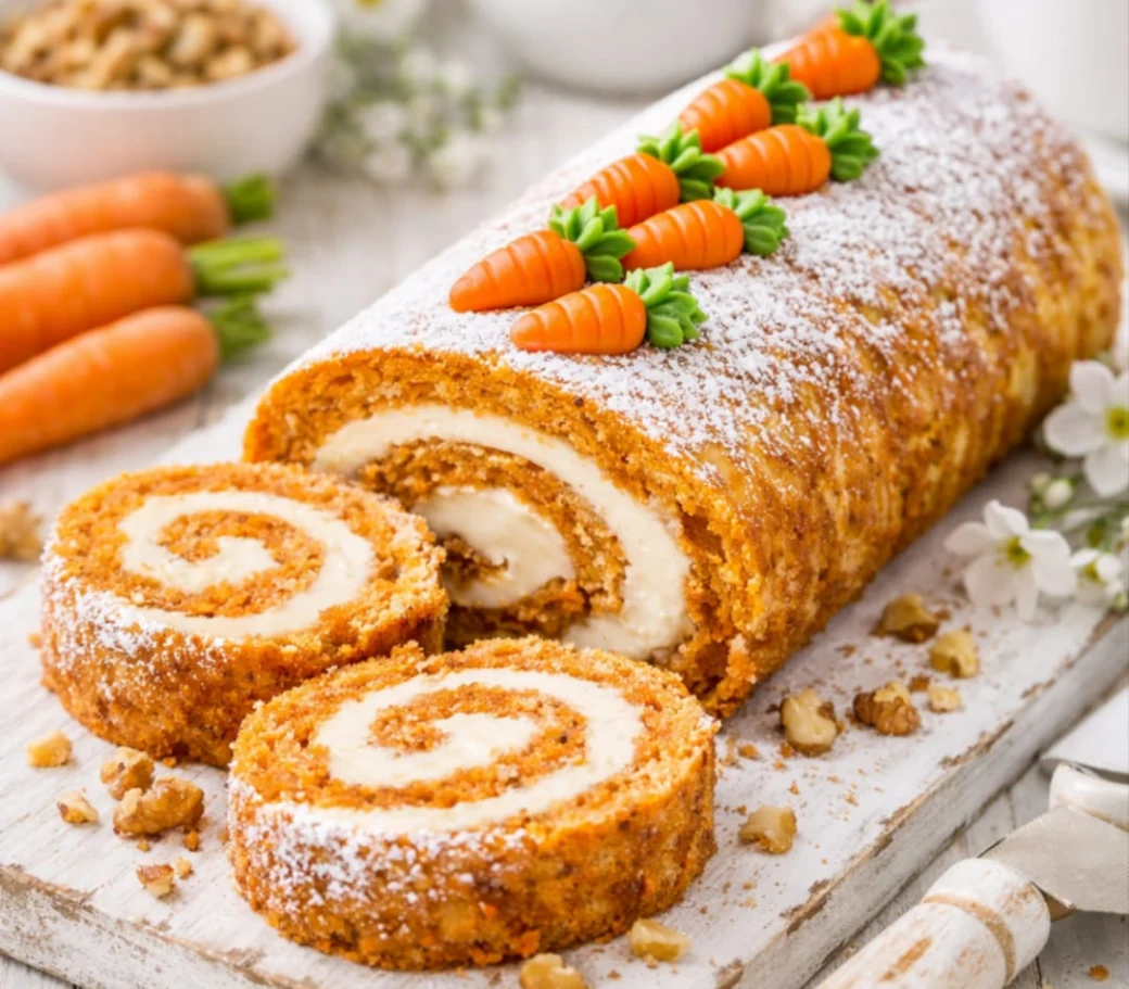 Havuçlu Rulo Tatlısı Tarifi