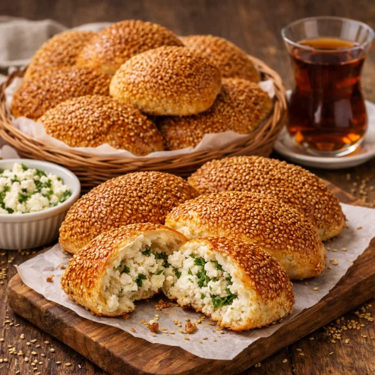 Susamlı Simit Poğaça Tarifi