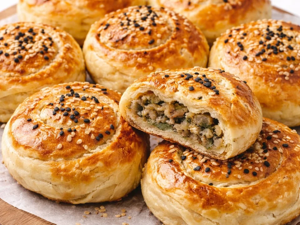 Kıymalı Gül Böreği Tarifi