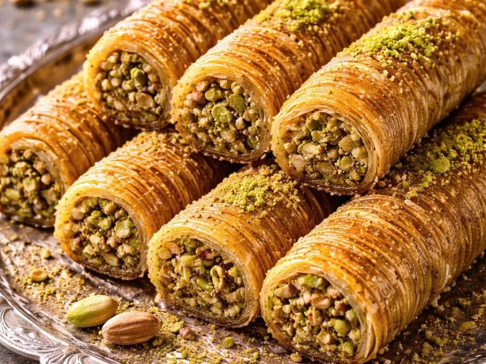 Fıstıklı Kadayıf Sarma Tarifi