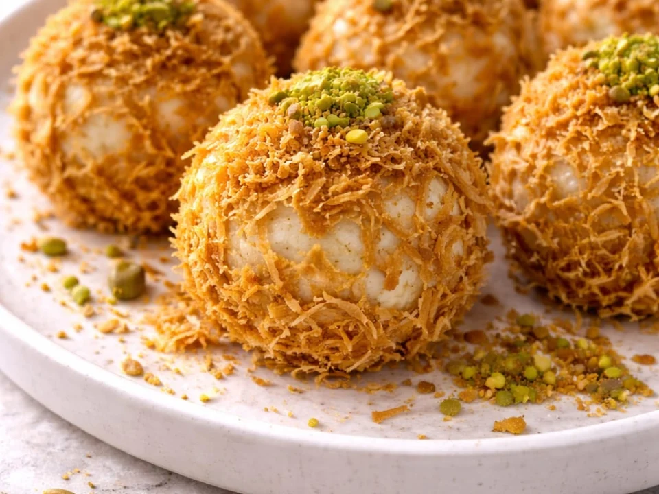 Kadayıflı Muhallebi Topları Tarifi