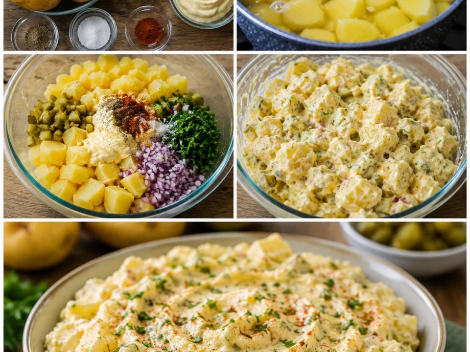 Soslu Patates Salatası Tarifi